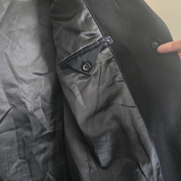 J.Crew topcoat Melton Wool by Manifatara di carnignano Italy Winter Long Coat - Picture 12 of 15